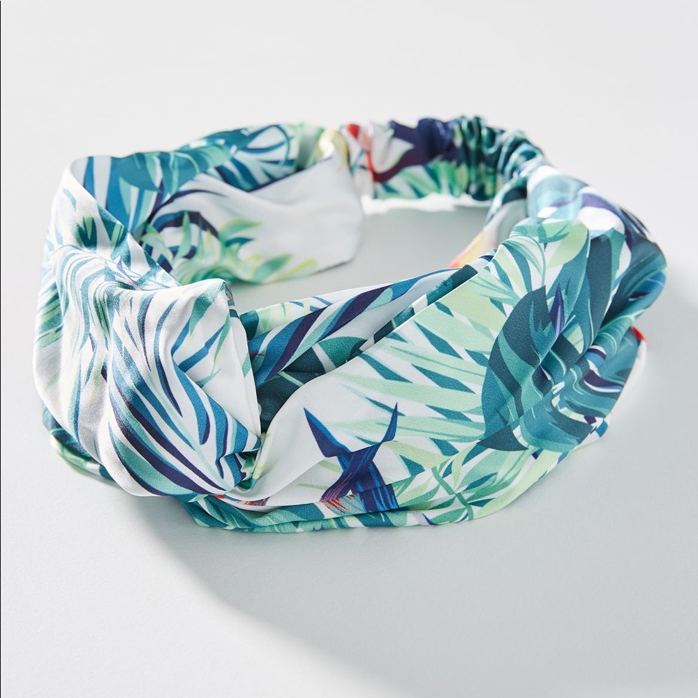 Anthropologie tropical print headband